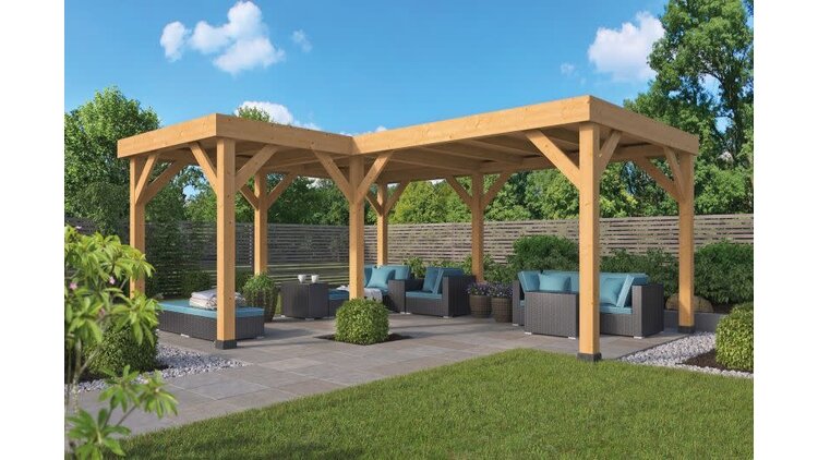 DHZ Prieel Beerze 620x520cm basis incl. schroefpakket