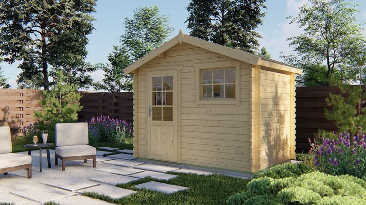 Blokhut - Tuinhuis 28mm Sten