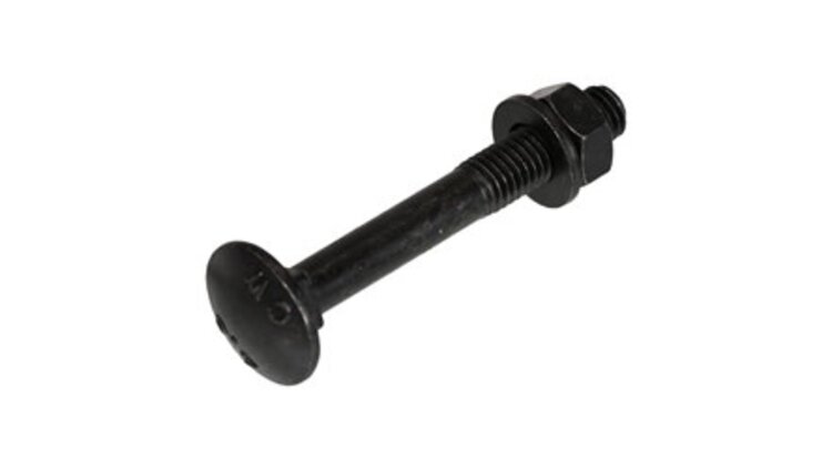 Slotbouten Met Moer Sluitring Zwart  Pak=25St