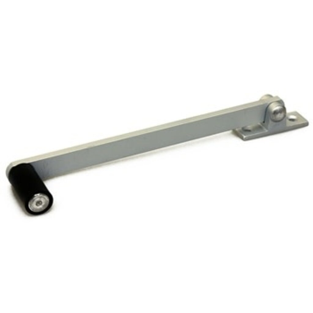 RAAMVALSCHAAR 102MM ALUM. GEANOD. ZWARTE ROLLER