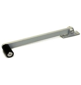 RAAMVALSCHAAR 102MM ALUM. GEANOD. ZWARTE ROLLER