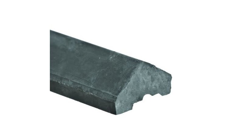 Berton©-afdekkap antraciet diamantkop 180 cm tussenmodel