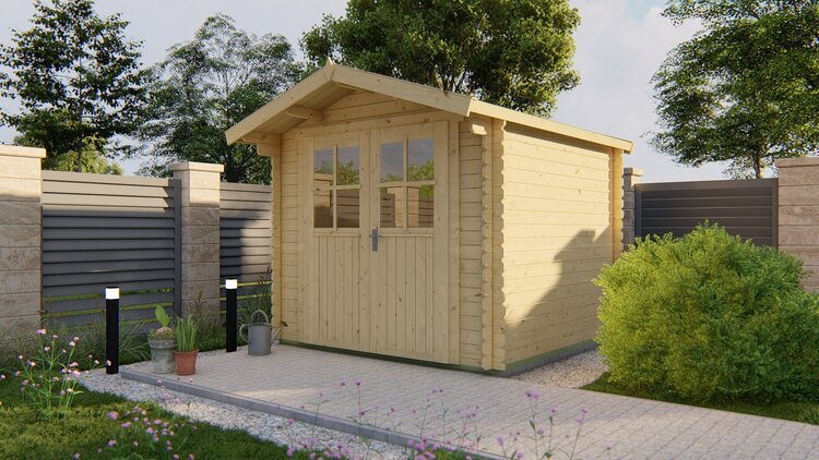 Blokhut - Tuinhuis 28mm Gitte