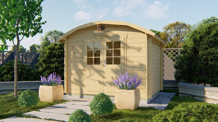 Blokhut - Tuinhuis 28mm Klair