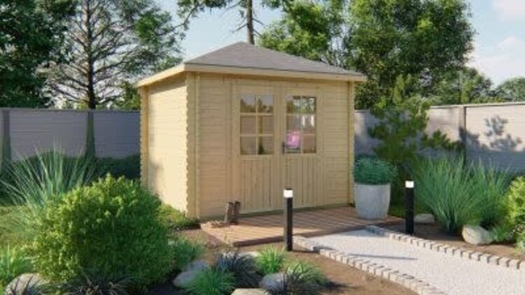 Blokhut - Tuinhuis 28mm Halvar