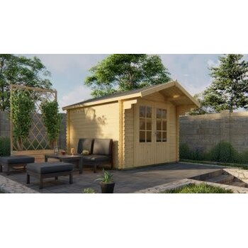 Blokhut - Tuinhuis 28mm Perlund