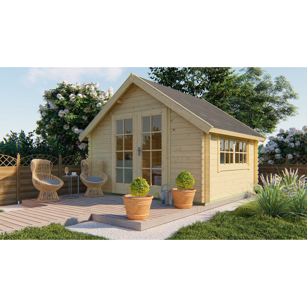 Blokhut - Tuinhuis 28mm Skov