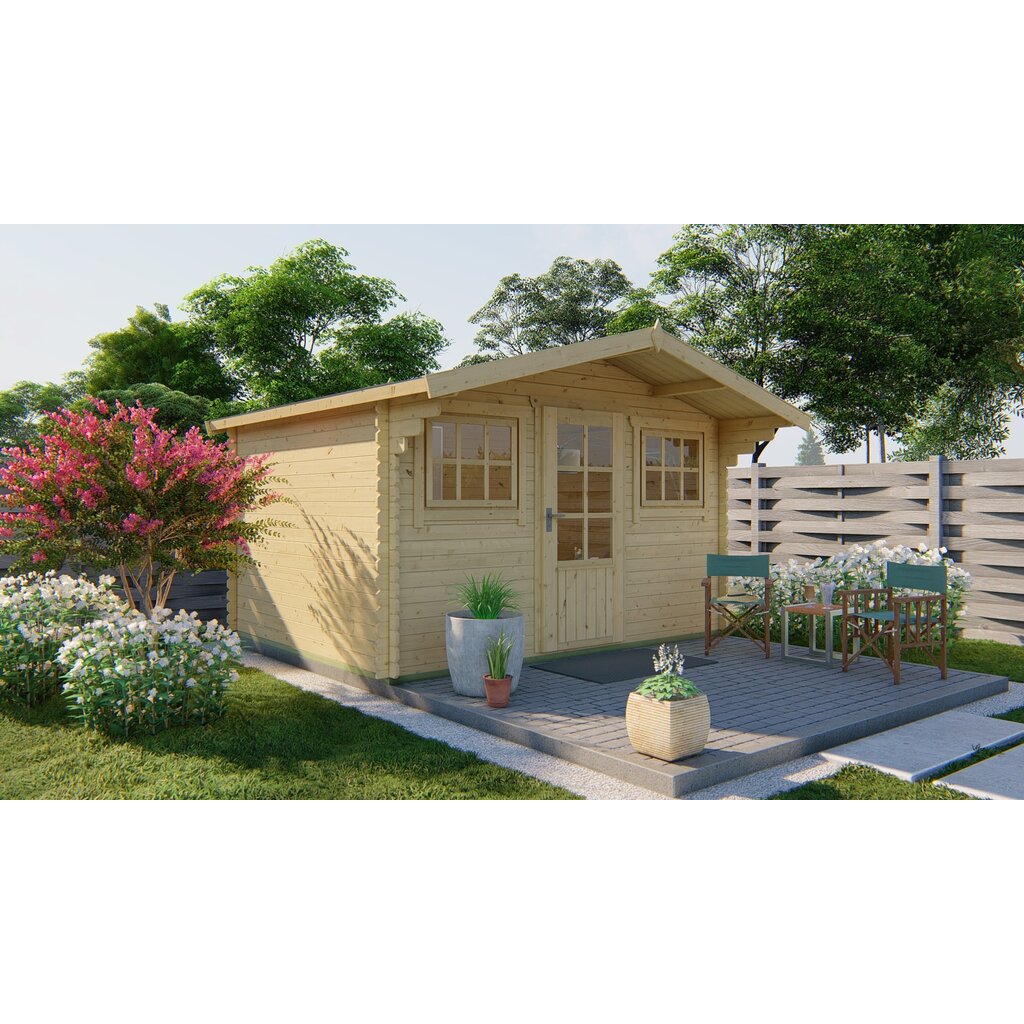 Blokhut - Tuinhuis 28mm Mika