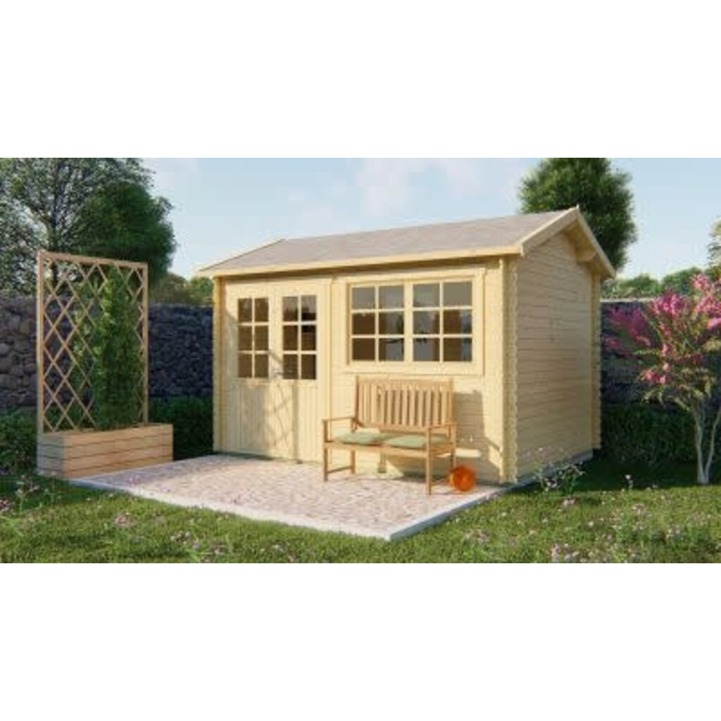 Blokhut - Tuinhuis 28mm Aksel