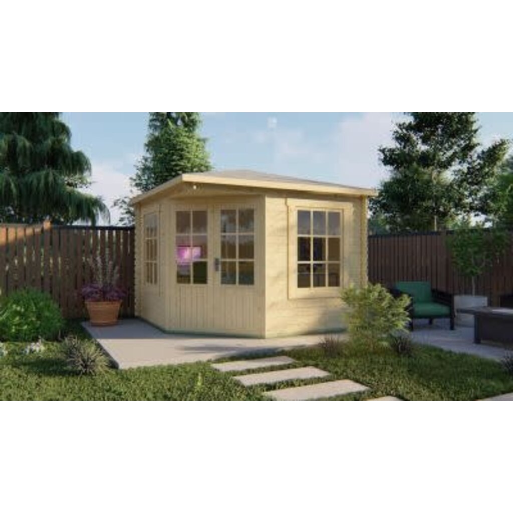 Blokhut - Tuinhuis 28mm Asmund