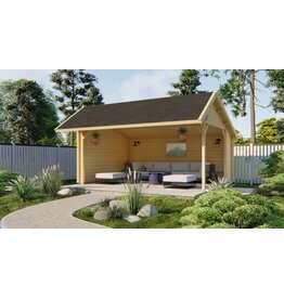 Tuinhuis Thoringen - 44 mm - Vuren onb.