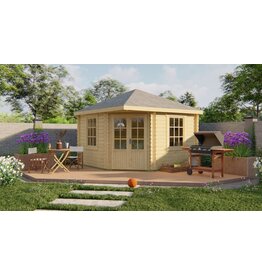 Tuinhuis Nilsson - 44 mm - Vuren onb.