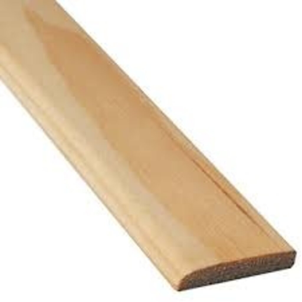 Grenen PEFC deklijst 5x28mm 270cm