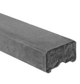 Berton©-afdekkap Antraciet. vlakke kop 200 cm tussenmodel