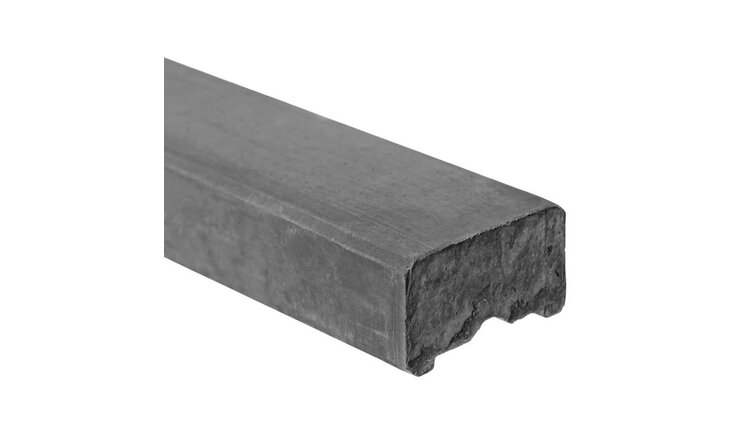 Berton©-afdekkap Antraciet. vlakke kop 200 cm tussenmodel