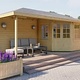 Blokhut - Tuinhuis 28mm Niklas met overkapping