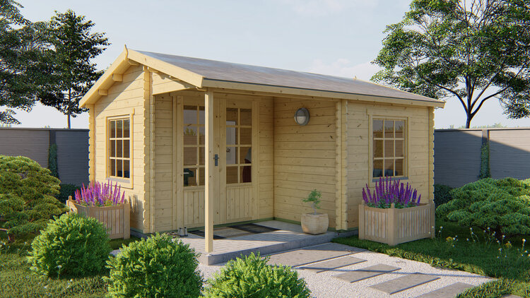 Blokhut - Tuinhuis 34mm Johan