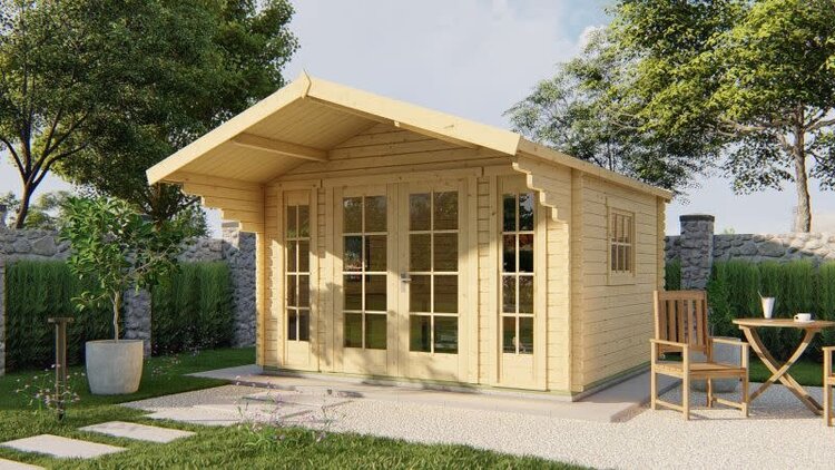 Tuinhuis Inglund - 44 mm - Vuren onb.