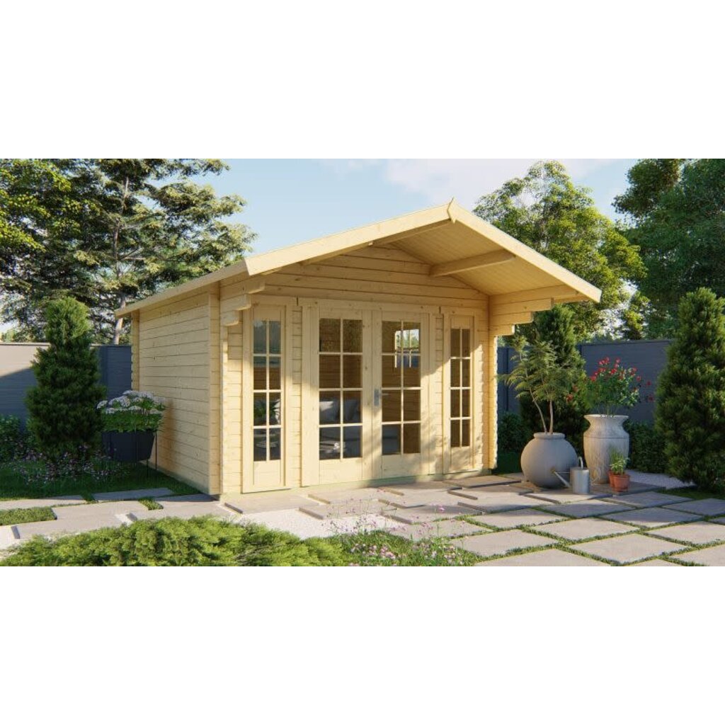 Tuinhuis Soren - 44 mm - Vuren onb.