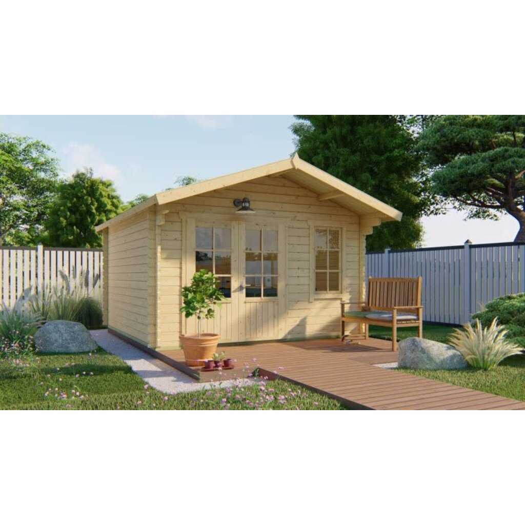 Tuinhuis Ulrik - 44 mm - Vuren onb.