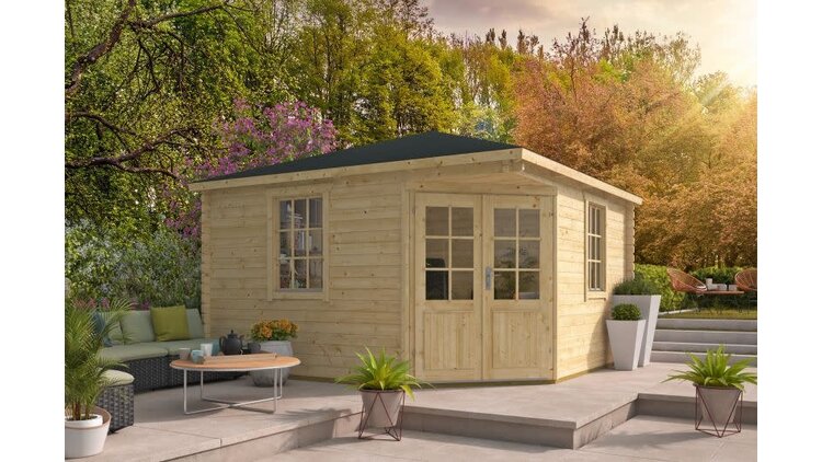 Tuinhuis Lotte - 44 mm - Vuren onb.