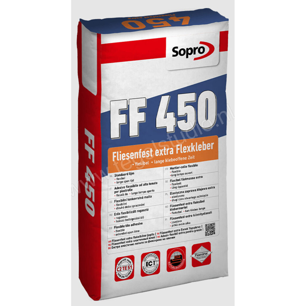 Tegel lijm Sopro ff450 25 kg