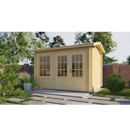 Blokhut - Tuinhuis 40mm met iso glas Daisy