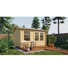 Blokhut - Tuinhuis 40mm met iso glas Chloe