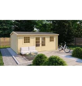 Blokhut - Tuinhuis 40mm met iso glas Dianne