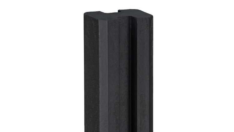 Berton©-sleufpaal Zaan Gecoat. vlakke kop