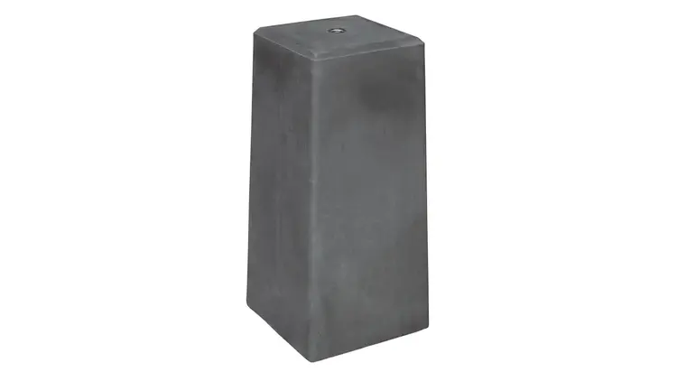 Betonpoer XL Taps antraciet (23 x 23)>(20 x 20) x 50 cm