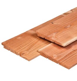 Douglas Zweeds rabat houtpakket onbehandeld - beton schutting systeem