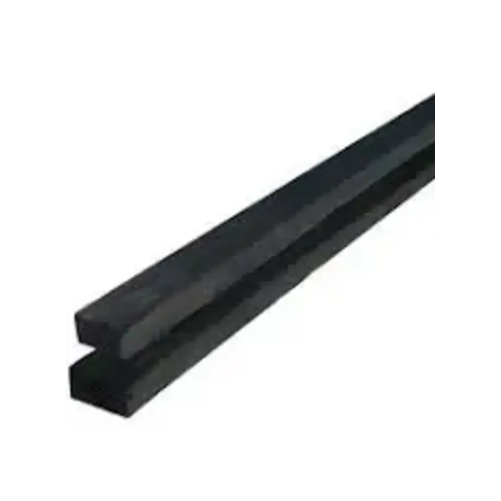 Vuren verduurzaamd achterlat zwart 22 x 50  lengte 390 cm