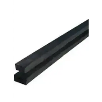 Vuren verduurzaamd achterlat zwart 22 x 50  lengte 390 cm