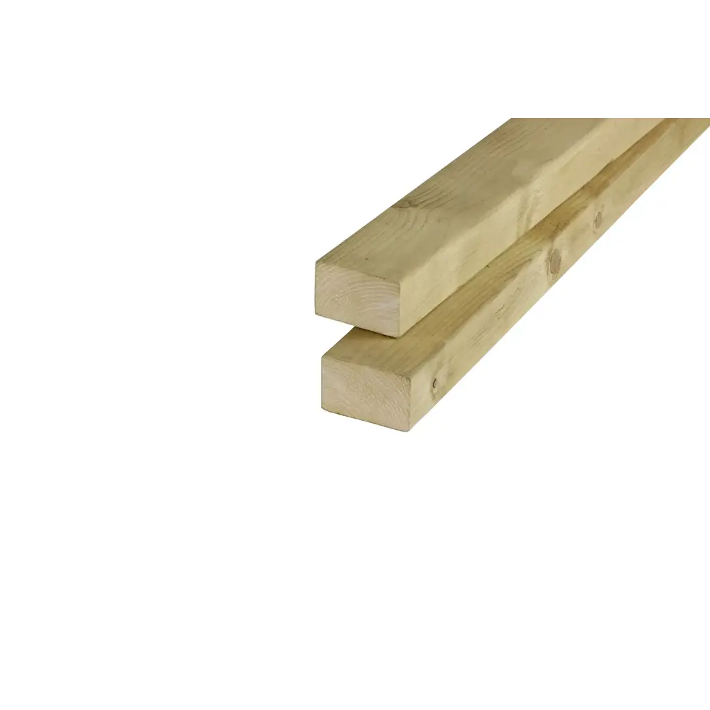 Vuren geschaafde regel Geïmpr. 4,5 x 7cm