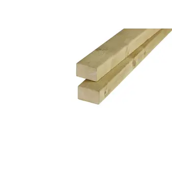 Vuren geschaafde regel Geïmpr. 4,5 x 7 cm