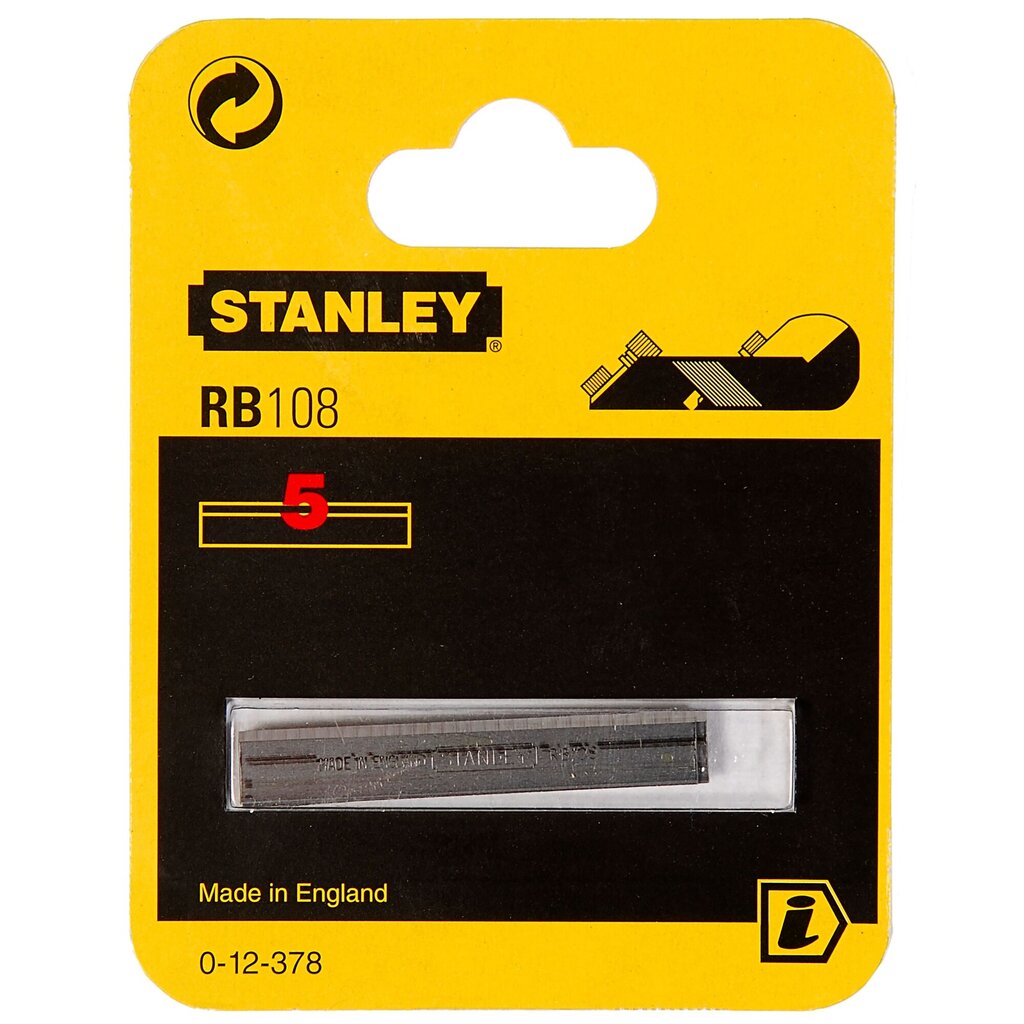 Stanley Reserve Mesjes 1996 zonder gaten - 5 stuks/kaart