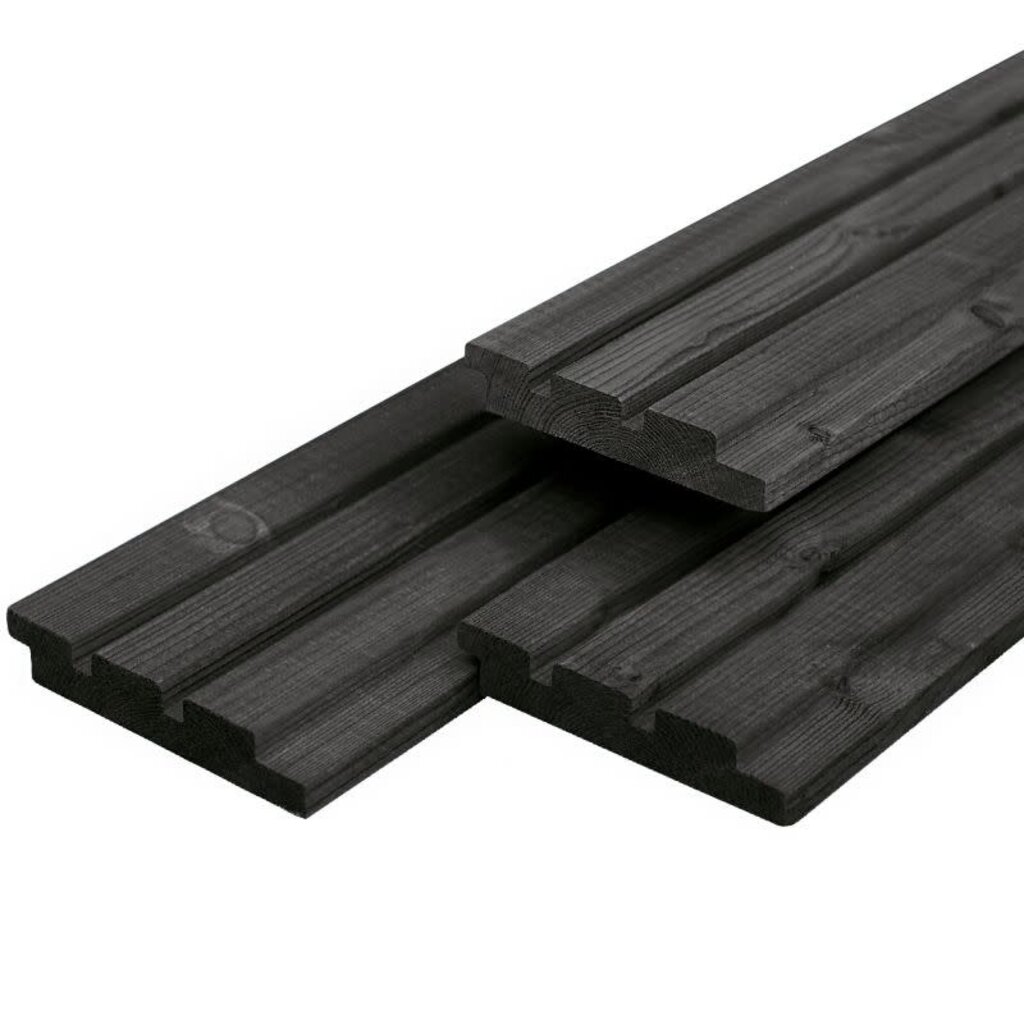 Douglas tripleprofiel gedr. Zwart 1,9 x 13