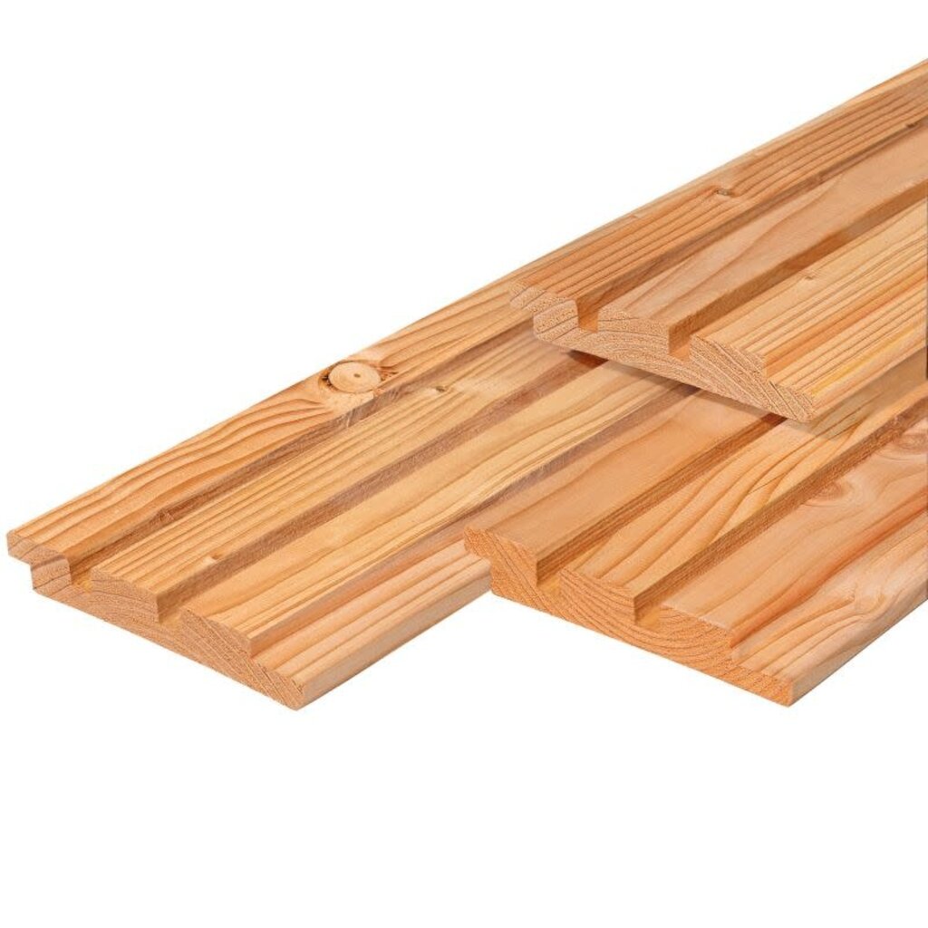 Douglas tripleprofiel gedroogd. 1.9 x 13