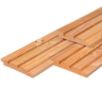 Douglas tripleprofiel gedroogd. 1.9 x 13