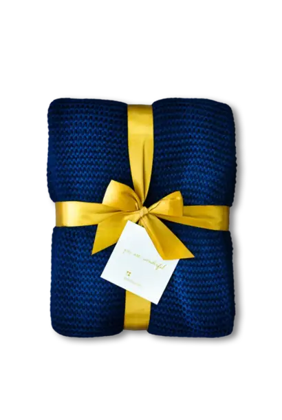 Luxe Winter Deken Blauw