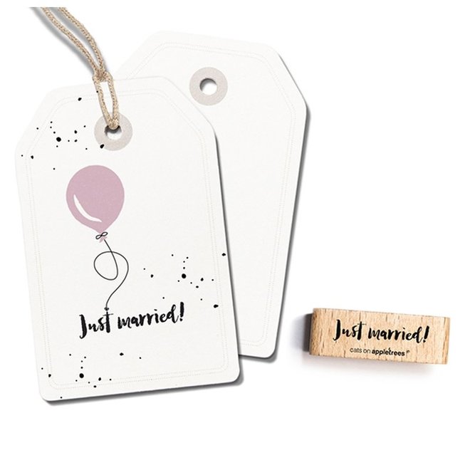 Stempel Tekst 'Just married' 2395