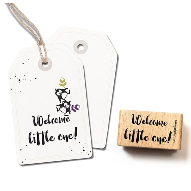 Stempel Tekst 'Welcome little one' 2440