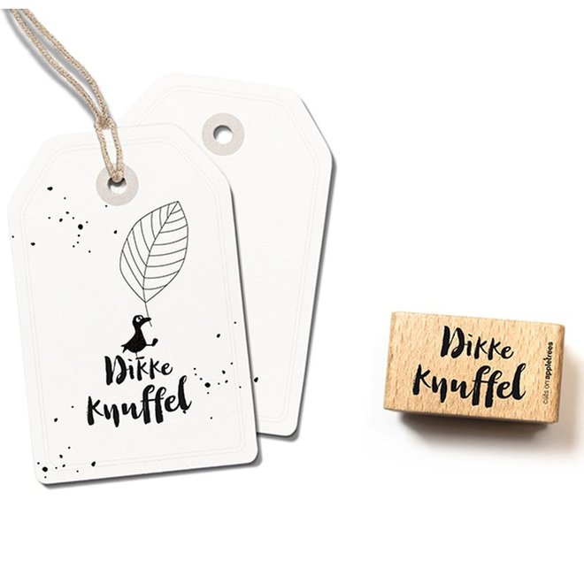 Stempel Tekst Dikke Knuffel 2446