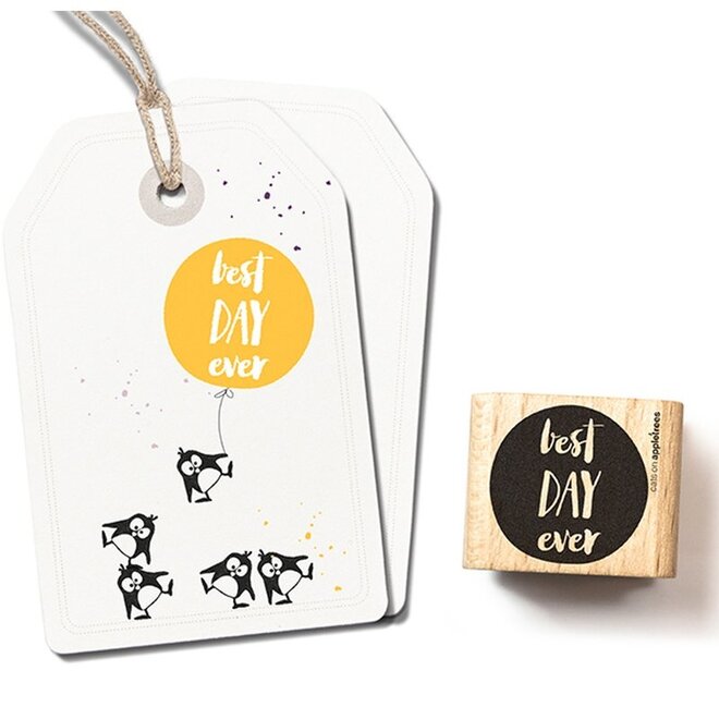 Stempel Tekst best day ever 2 2486