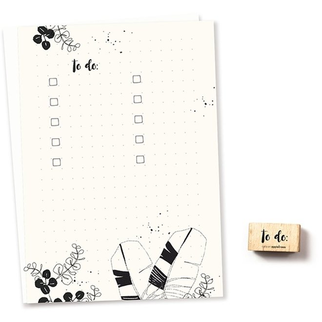 Stempel Tekst to do – bullet journal 2492