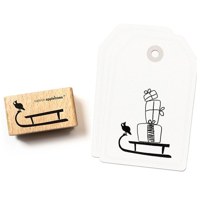 Stempel Slee met vogel 2167