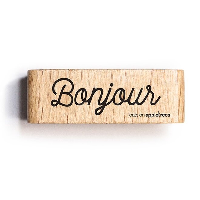 Stempel Tekst Bonjour 2711