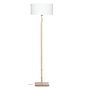 Vloerlamp Fuji wit  bamboe