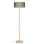 Vloerlamp Fuji groen  bamboe